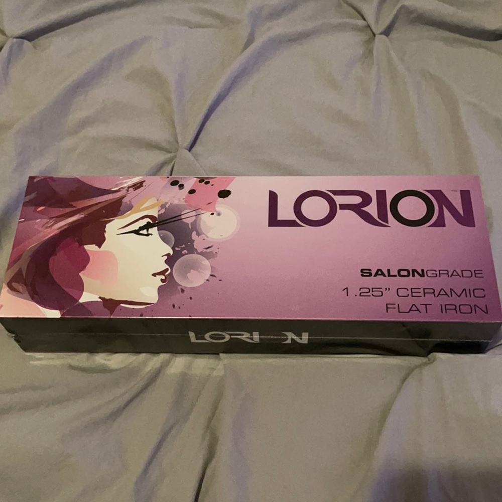Lorion salon grade 1.25” ceramic flat iron